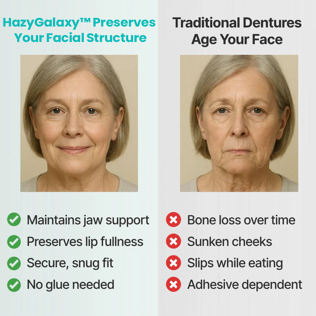 💖 🦷 HazyGalaxy™ Custom-Fit Dentures ⏰ ENDS TODAY   70% OFF | Smile with Confidence