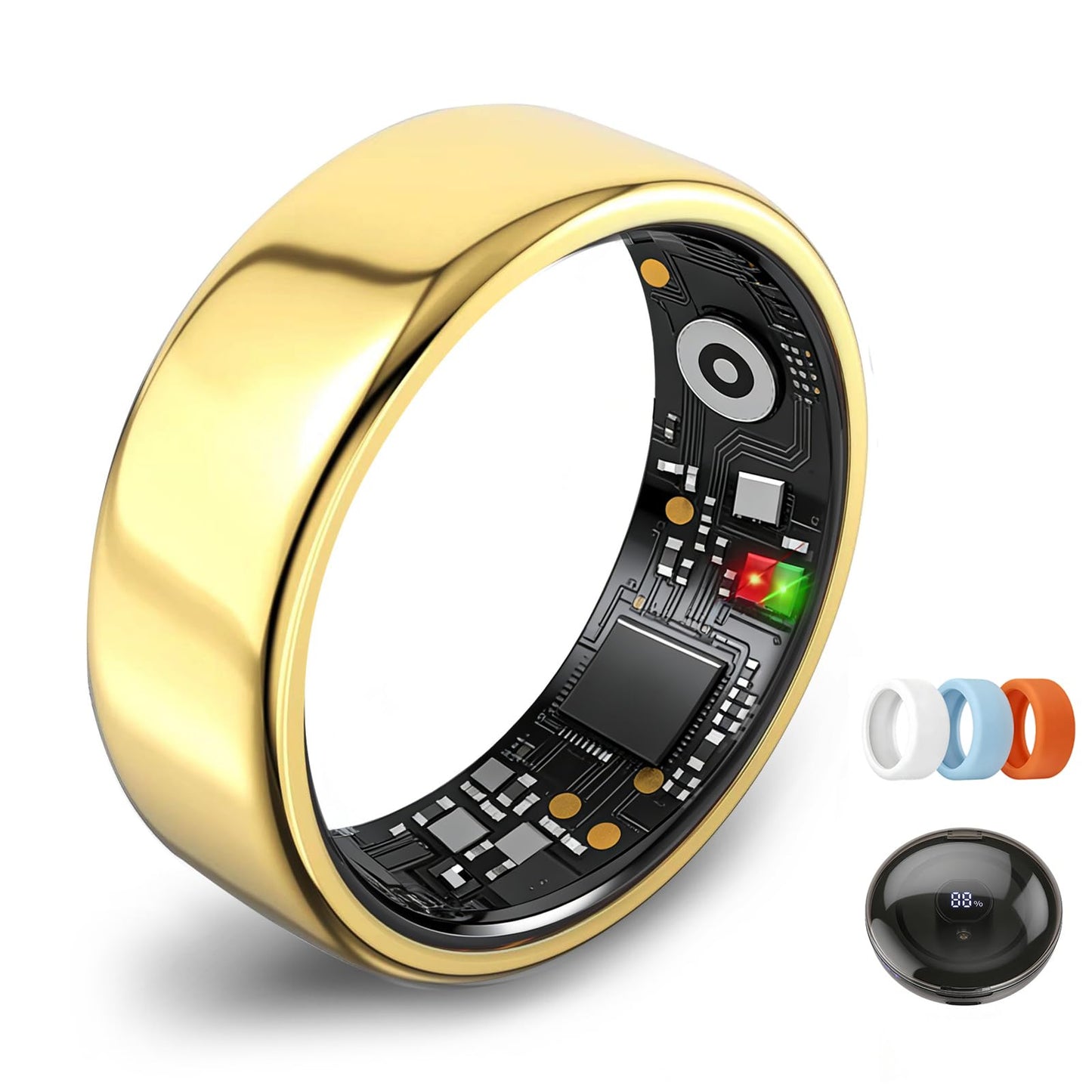 IP68 Waterproof Smart Ring for Women Men