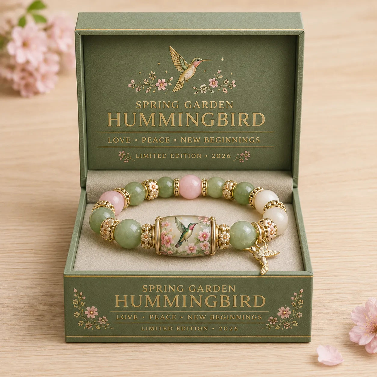 🌿 Love, Peace & Spring Blessings 💖 | 2026 Limited Edition Bracelet - Only 15 Left