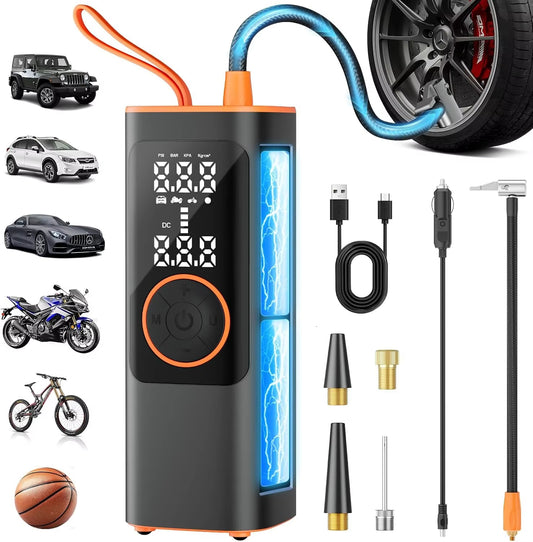150PSI Cordless & 12V Dual Power Tire Pump