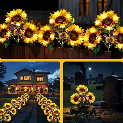 🔥LAST DAY 49% OFF-🌞Solar LED Sunflower Garden Lights-29.6inch/74cm