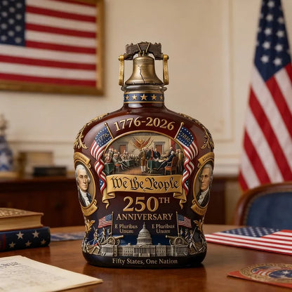 🎁Perfect Gift🔥🥃250th Anniversary Freedom Whiskey Decanter