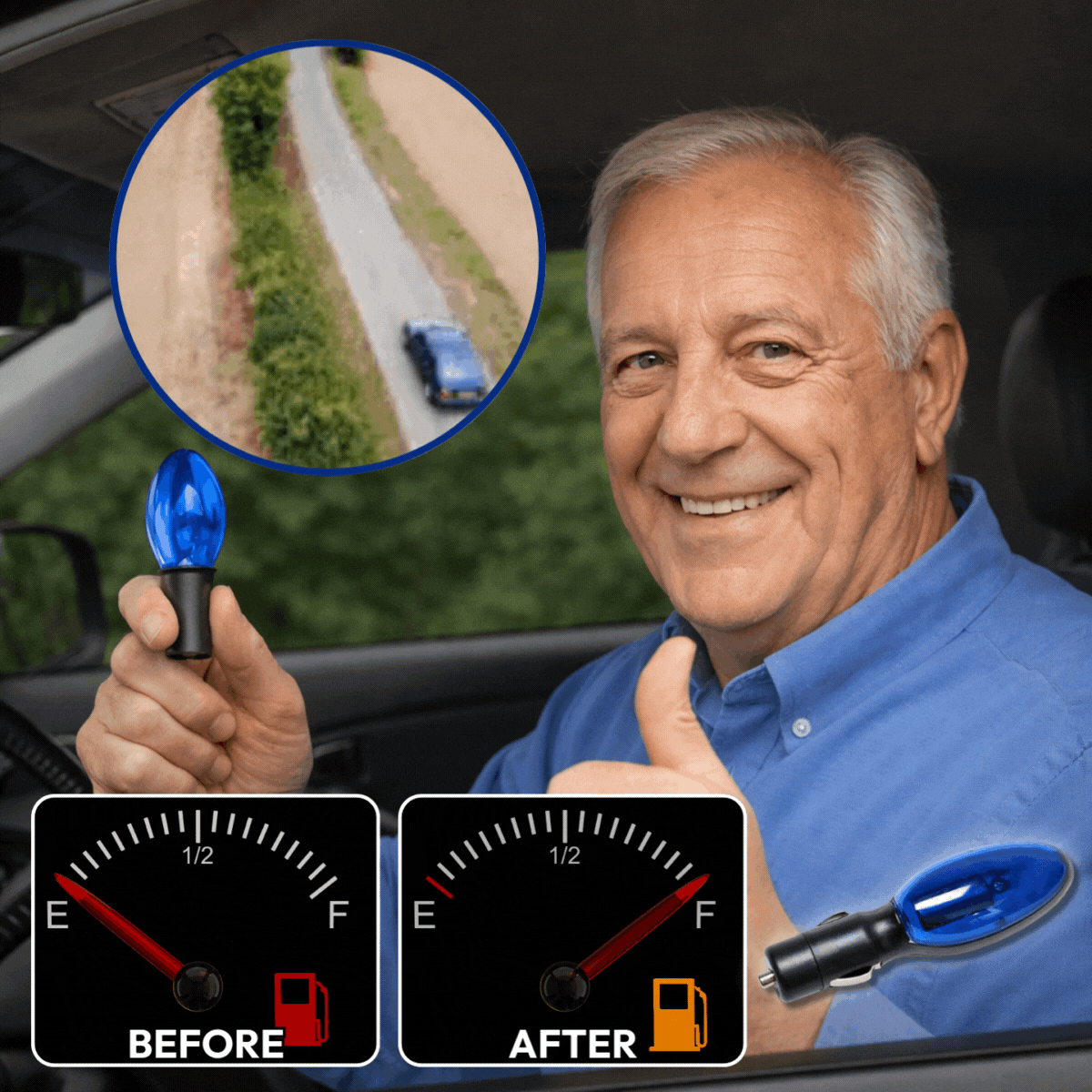 🔥Last Day 50% OFF🔥🚗Saves 30% on fuel consumption. — Plug-and-Play Fuel Saver: Drive Further, Improve Fuel Efficiency