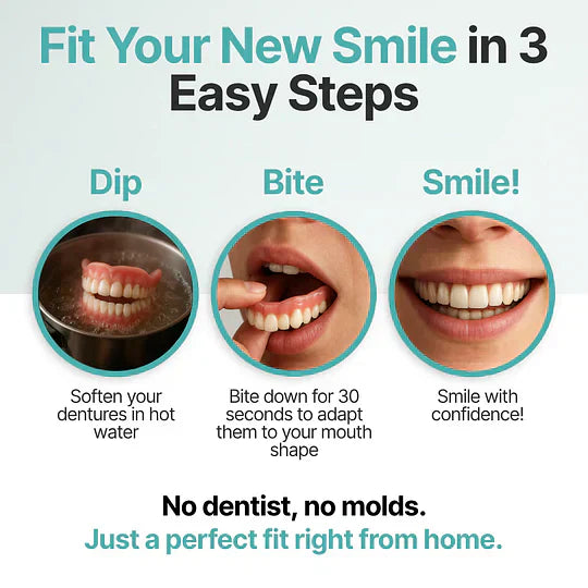 💖 🦷 HazyGalaxy™ Custom-Fit Dentures ⏰ ENDS TODAY   70% OFF | Smile with Confidence
