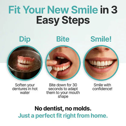 💖 🦷 HazyGalaxy™ Custom-Fit Dentures ⏰ ENDS TODAY   70% OFF | Smile with Confidence