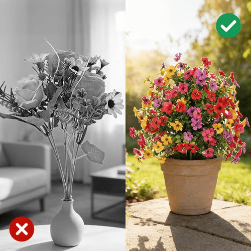 🔥Buy 1 Get 1 Free🔥Artificial Violet for Outdoor Indoor Garden Home Decoration