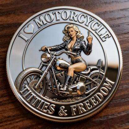 🏆Flash Sale⚡50K+ SOLD! Old Bastards Motorcycles Club – I ♥ Motorcycle,TITTIES & FREEDOM!