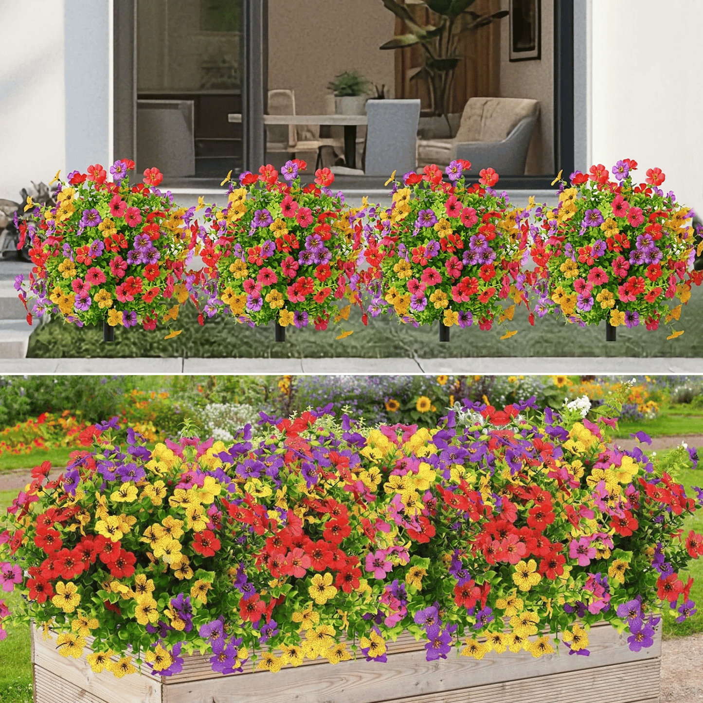 🔥Buy 1 Get 1 Free🔥Artificial Violet for Outdoor Indoor Garden Home Decoration