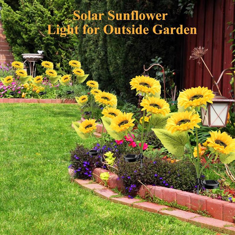 🔥LAST DAY 49% OFF-🌞Solar LED Sunflower Garden Lights-29.6inch/74cm