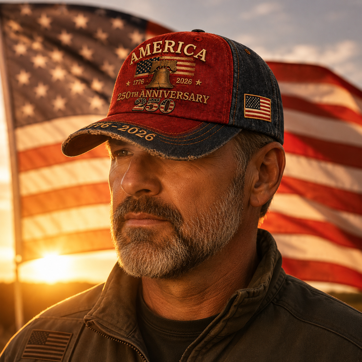 🏆Flash Sale 5K+ SOLD!🔥🧢Official 1776–2026 Tribute Design Embroidered Cap 🇺🇸