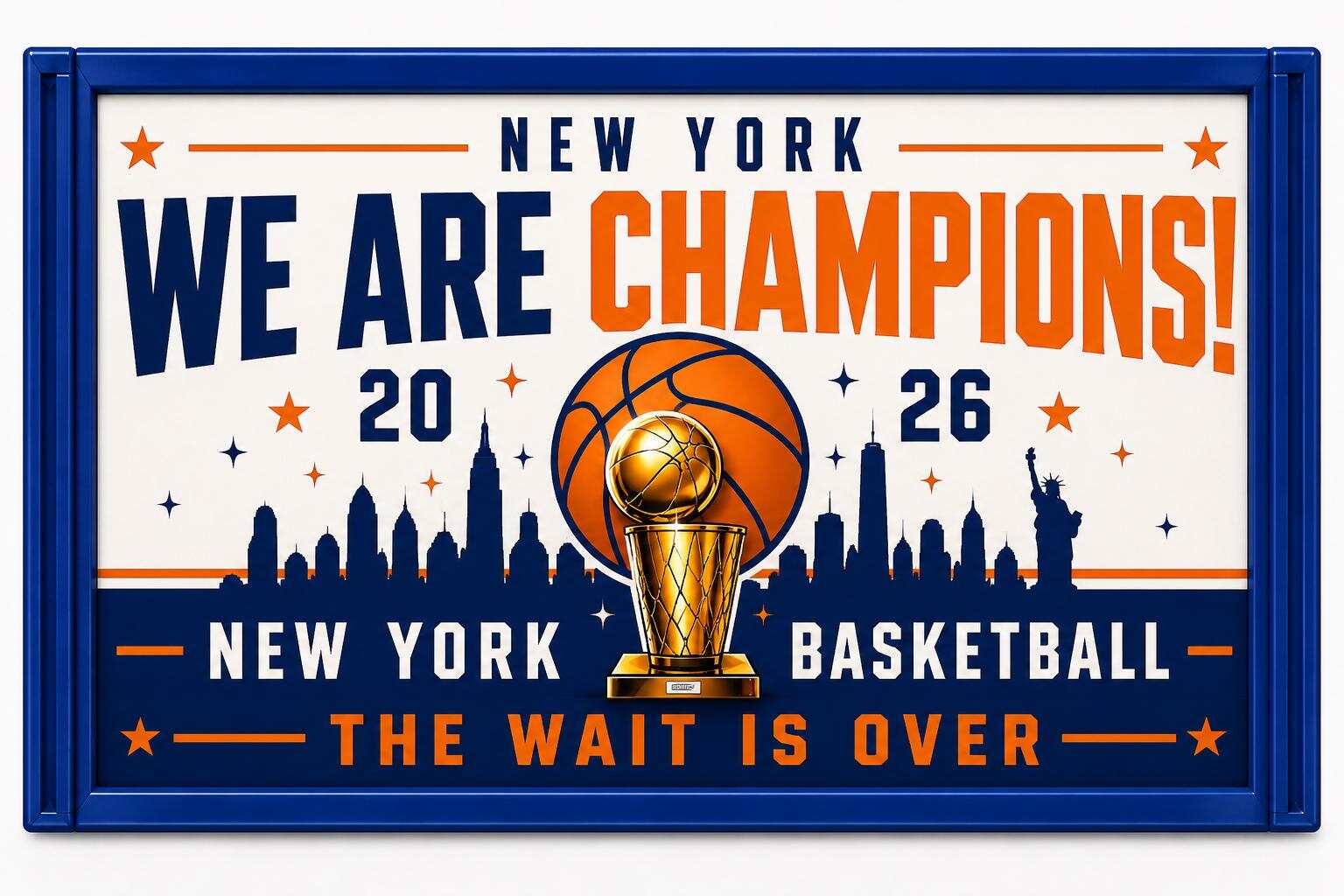 🏀🚇 NY Knicks Subway Entrance Display