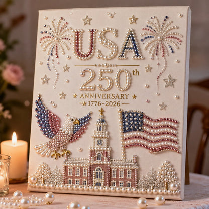 🏆Flash Sale 5K+ SOLD!✨USA 250th Anniversary DIY Pearl Painting Kit ❤️‍🔥