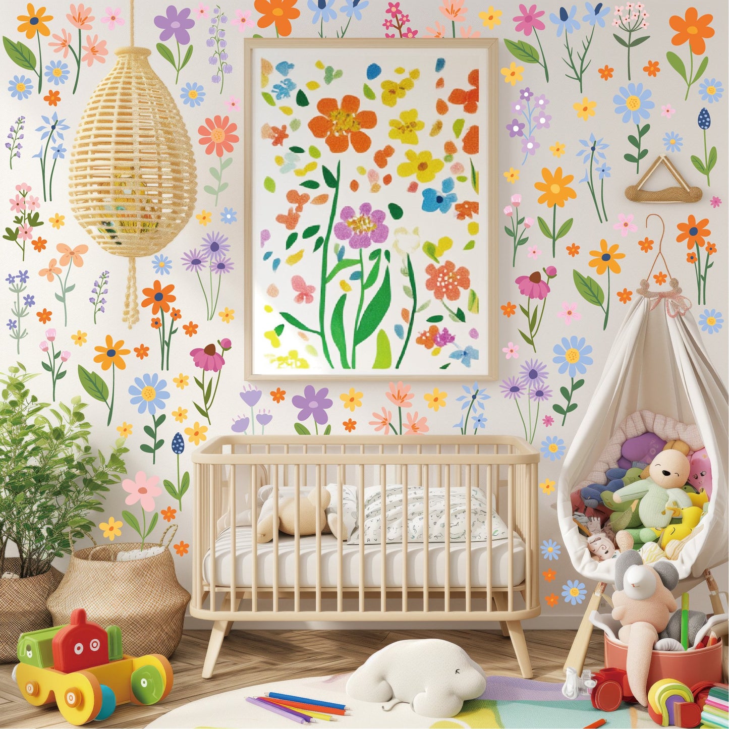 Boho Flower Wall Decals