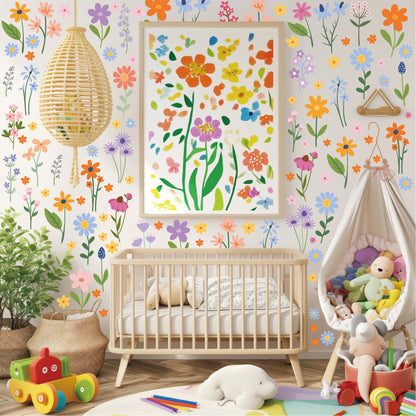 Boho Flower Wall Decals