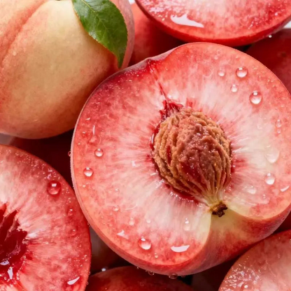 🔥 65K+ SOLD! 🍑 Heirloom "Honey Red" Dwarf Peach Seeds – Rare Red-Flesh Variety, Dwarf Container Friendly & Year-Round Planting 🌿