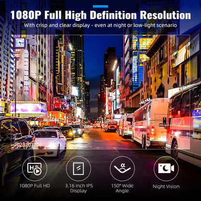 1080P HD IR Night Vision G-sensor Camera