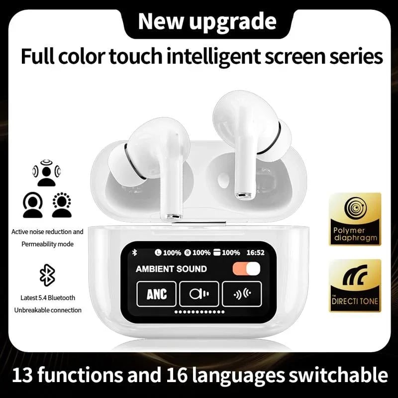 New Bluetooth Earbuds With Full Color Display