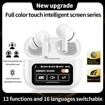 New Bluetooth Earbuds With Full Color Display
