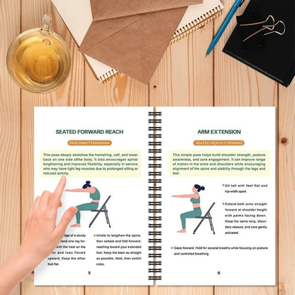 🏆Flash Sale 5K+ SOLD!🔥The Complete Guide to Chair Yoga for Seniors Over 60: 40+ Low-Impact Easy Exercises to Restore Strength, Mobility, Balance, and Lose Weight