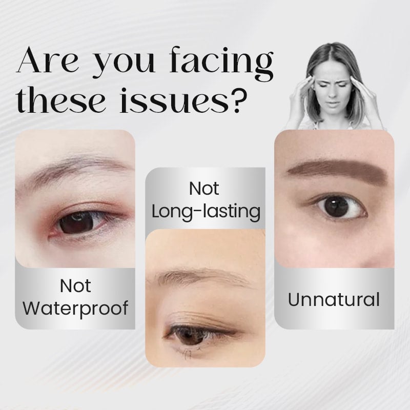 Upgraded Natural Waterproof Eyebrow Pen