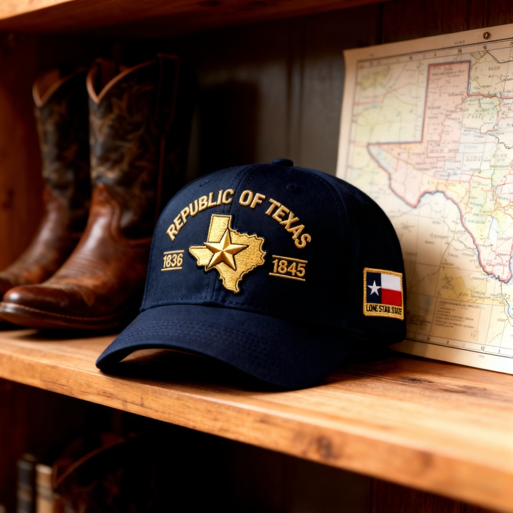 🏆Flash Sale⚡50K+ SOLD! Republic of Texas Embroidered Hat, 🔥Buy 2 FREE SHIPPING