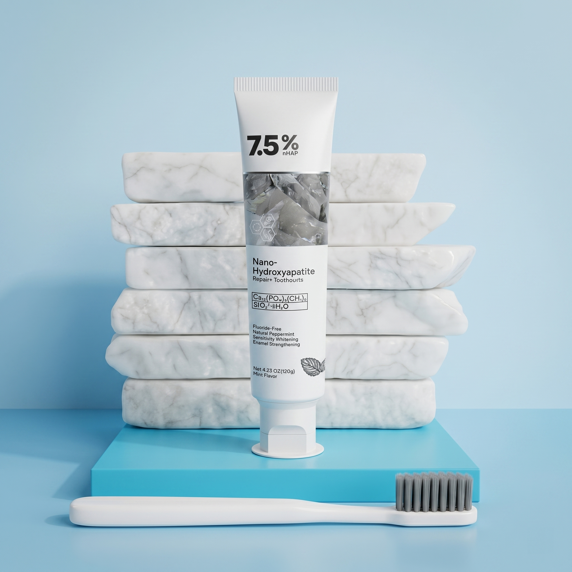 LAST DAY: Buy 1, Get 1 FREE — Glavering™ Hydroxyapatite Toothpaste