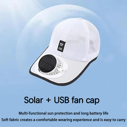 2026 Summer New Solar Powered Cooling Cap