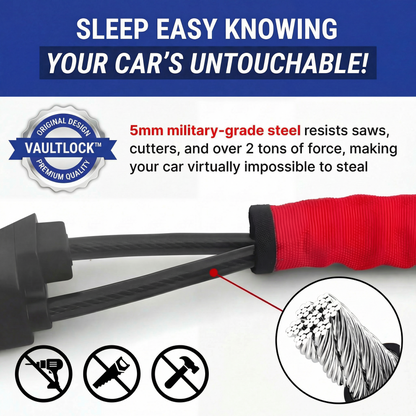 🔥Last Day 49% OFF🔥Military-Grade Steering Wheel Lock (Anti-Theft)