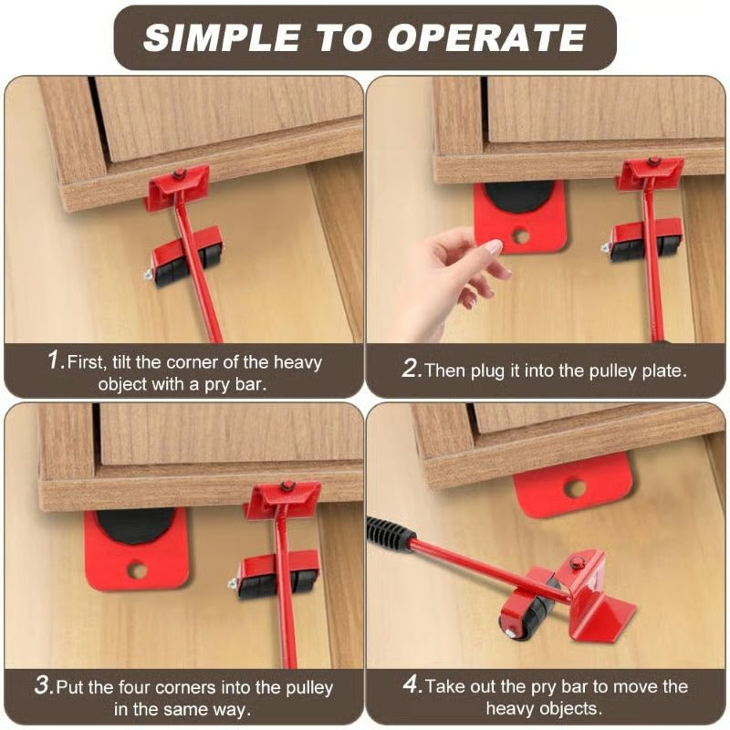🔥Limited time 49% OFF🚛Furniture Mover with Wheels & Furniture Lifter Set