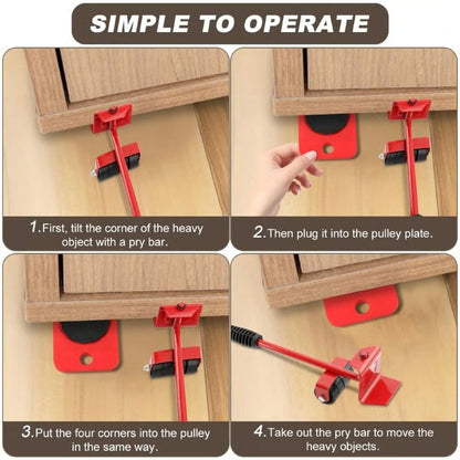 🔥Limited time 49% OFF🚛Furniture Mover with Wheels & Furniture Lifter Set