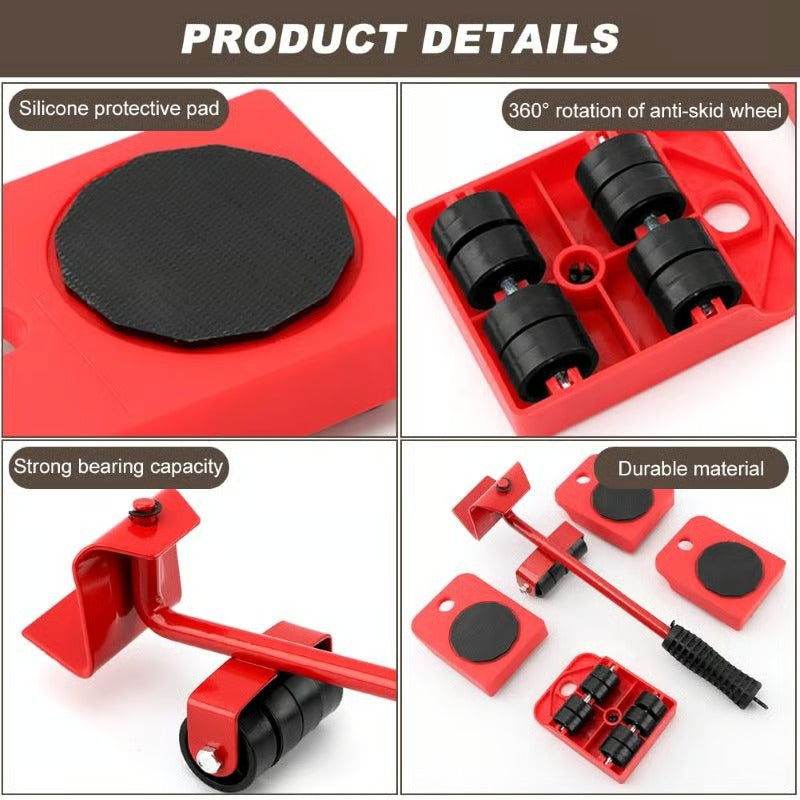 🔥Limited time 49% OFF🚛Furniture Mover with Wheels & Furniture Lifter Set