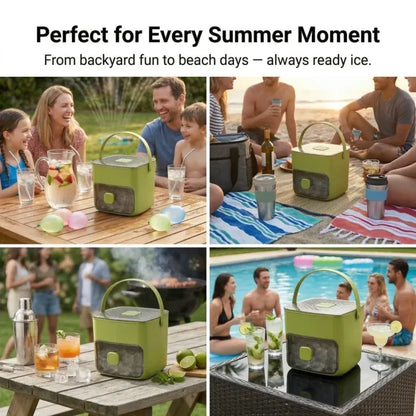 🔥Flash Sale 5K+ SOLD!✨Portable One-Touch Ice Release Tray with Lid & Storage Box