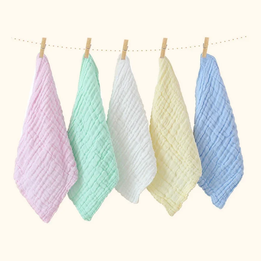 Children's Mini Cotton Dish Towel Set (5 Pack)