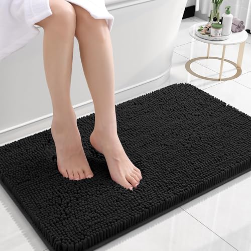 Bathroom Extra Soft Absorbent Chenille Bath Rugs