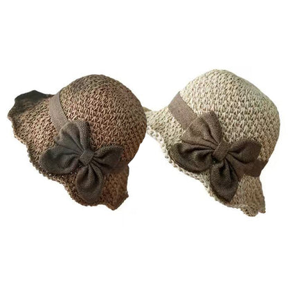 👒Flash Sale 5K+ SOLD!🔥🌞Elegant Woven Straw Sun Hat with Bow