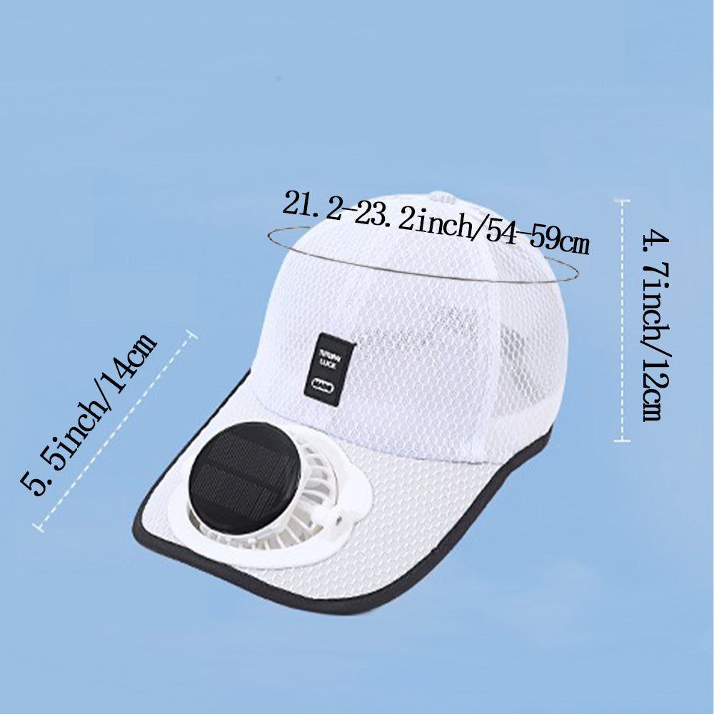 2026 Summer New Solar Powered Cooling Cap