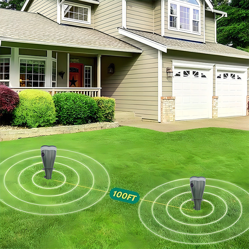 🏆Flash Sale 5K+ SOLD!🔥IP65 Solar Mole Repeller – Rainproof & Durable🐭