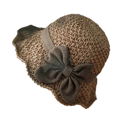 👒Flash Sale 5K+ SOLD!🔥🌞Elegant Woven Straw Sun Hat with Bow