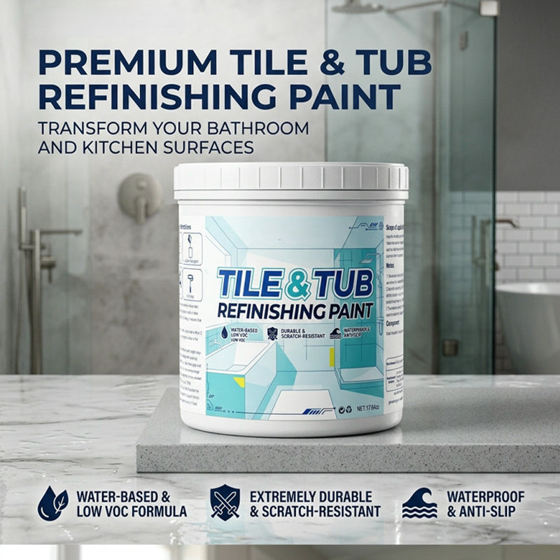 🔥Hot Sale 49% OFF🔥Premium Tile & Tub Refinishing Paint Kit 300g