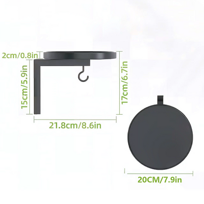 📢🔥Limited time 49% OFF!!!⏰Wall-Mounted Metal Bird Bath – Antique Bronze Finish 🐦🛁🧱🏡